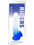 RIDERS 9” COCK WITH BALLS