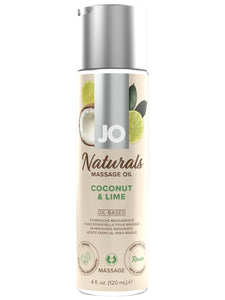 JO NATURALS COCONUT & LIME MASSAGE OIL