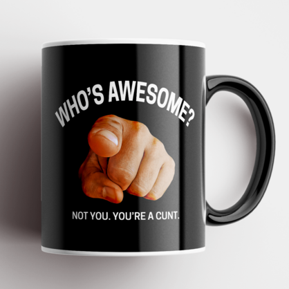 WHO’S AWESOME MUG